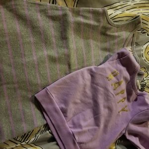 Girls 2 piece sweat shirt and tank dress/tunic